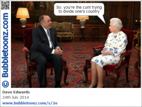 The Queen meets Salmond