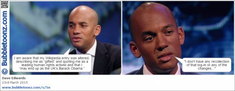 Chuka Umunna's Wikipedia entry - he â€œmay end up as the UKâ€™s Barack Obamaâ€