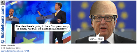 Nick Clegg assures Nigel Farage that there will be no European army
