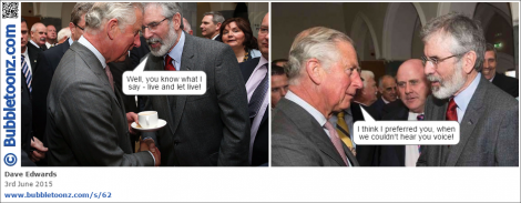 Gerry Adams meets Prince Charles