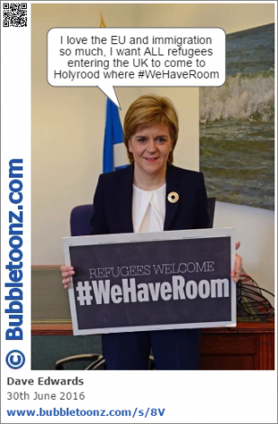 Nicola Sturgeon wants all refugees to come to Holyrood