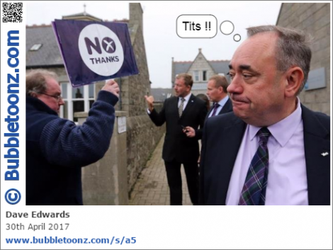 Alex Salmond realises that not everyone supports another referendum