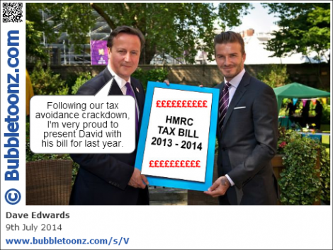 David Beckham - tax avoidance crackdown