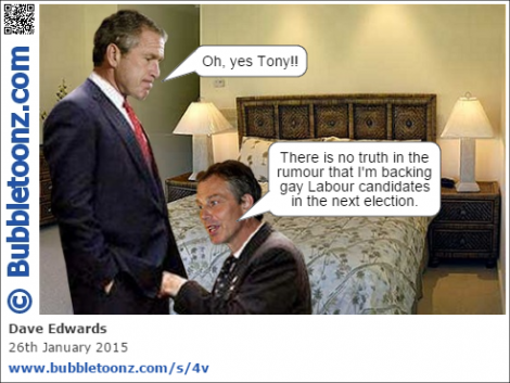 Tony Blair backs gay Labour candidates in the next election