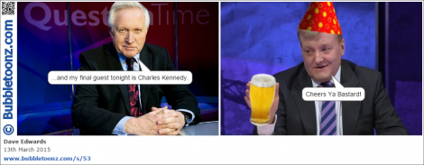 Charles Kennedy drunk on Question Time