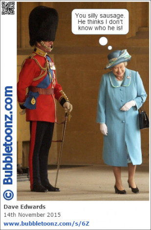 The Queen recognises Prince Philip