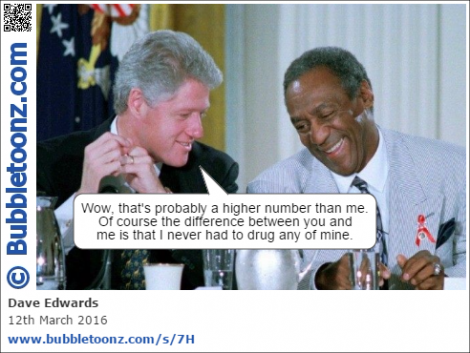 Bill Clinton discusses his sexual conquests with Bill Cosby