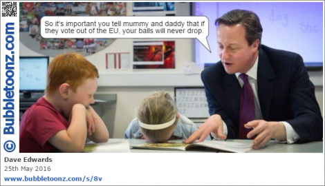 Cameron tries to influence schoolchildren over the EU vote
