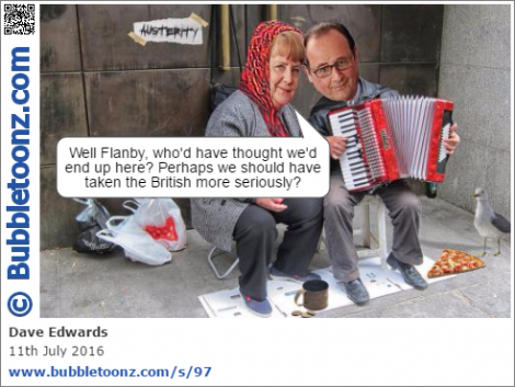 Angel Merkel and FranÃ§ois Hollande reflect on where they are