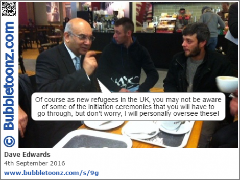 Keith Vaz vows to oversee the initiation ceremonies for new refugees