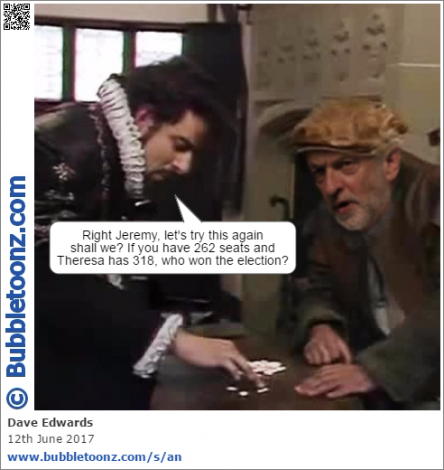 Blackadder gives Jeremy Corbyn a maths lesson