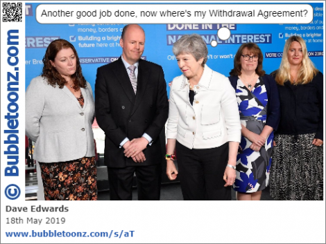 Theresa May's sombre EU election launch