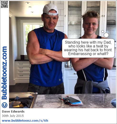 Jack Ramsay gets embarrassed about his dad, Gordon Ramsay!